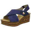 Rieker Damen Sandalen Plateau Keilabsatz 68184, Größe:38 Produktbild-Vorschau 12