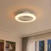 Ventilatore da soffitto a LED Lindby Vedin, bianco, DC, Ø Anteprima dell’immagine prodotto 3