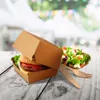 50x BIONATURE Hamburgerboxen kraft braun Fettbarriere Produktbild-Vorschau 2