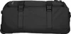 A black rolling travel bag shown from the front. Voir les images du produit