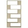 A tall, narrow, modern bookshelf with multiple open compartments, presented against a plain white background. Produktbild-Vorschau
