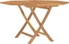 vidaXL Gartentisch Klappbar 120x120x75 cm Massivholz Teak Produktbild-Vorschau 9