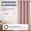 Ösenvorhang 140x225cm #9009 altrosa Produktbild-Vorschau 7