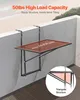 VEVOR Table de balcon 61x41 cm en métal réglable sur 5 Voir les images du produit 3