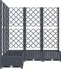 vidaXL Sadzarka z kratką niebiesko-szara 120x120x121,5 cm Podgląd zdjęcia produktu 4