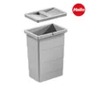 Hailo Inneneimer 1075959 mit Deckel hellgrau 8 L 226 x 156 Produktbild-Vorschau 2
