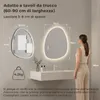 S'AFIELINA specchio da bagno con illuminazione 75×55cm Anteprima dell’immagine prodotto 3