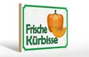 Holzschild Hinweis 30x20cm frische Kürbisse Hofladen Produktbild-Vorschau 1