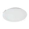 LED Deckenleuchte, Einbau Panel, Alu, weiß, rund, H 1,2 cm Produktbild-Vorschau 1
