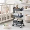 Sekey Rollwagen 35 cm breit Badezimmerregal mit 3 Ebenen Produktbild-Vorschau 7