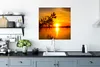 MuchoWow® Poster Sonnenuntergang - Wasser - Pflanzen - Produktbild-Vorschau 3
