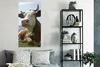 MuchoWow® Poster Kuh - Berg - Gras 60x120 cm - Wandschmuck Produktbild-Vorschau 4
