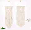 2 ks makramé nástěnné dekorace ve stylu boho chic – krásná Náhled obrázku produktu 2