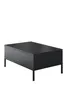 A black coffee table on a white background. Produktbild-Vorschau