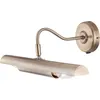 A picture light fixture with an antique brass finish, mounted on a white background. Anteprima dell’immagine prodotto