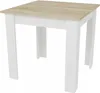 Set tavolo quadrato 80x80 rovere sonoma + 4 sedie grigio Anteprima dell’immagine prodotto 3