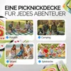 DETEX® Picknickdecke Campingdecke XXL 200x200 cm Produktbild-Vorschau 4