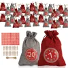 Jayseuw 24 calendari dell'Avvento da riempire, sacchetti in Anteprima dell’immagine prodotto 10