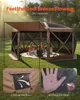 VEVOR Pop-up-Pavillon, 4,57 x 4,57 m, großes 8-seitiges Produktbild-Vorschau 6