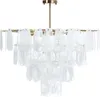 BELIANI Lustr mosazný kov sklo ⌀ 80 cm závěsná lampa Náhled obrázku produktu 1