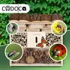 CADOCA® 2x Insektenhotel Bug's Inn 31x30,5x9,5cm Holz Produktbild-Vorschau 8