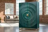 riess-ambiente Barschrank GOLDEN SUNSET 140cm türkis gold Produktbild-Vorschau 3