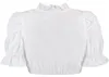 Dirndlbluse Trachtenbluse Weiß Trachtenmode, Größe:40 Produktbild-Vorschau 5