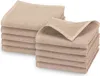 10er Set Seiftücher, Baumwolle, 30x30 cm, beige Produktbild-Vorschau 1