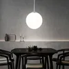Pendellampe, Kugelform, Glas, Metall, D 30cm Produktbild-Vorschau 8