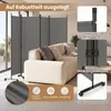 Dzielnik pokoju COSTWAY 225 x 173 cm na kółkach, Podgląd zdjęcia produktu 4