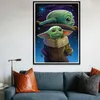 Malen nach Zahlen Diamond Painting Baby Yoda: Kreatives Produktbild-Vorschau 6