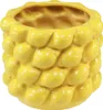 Zitronenvase Gelb Keramik Übertopf Tropisch Ø17cm H15cm Produktbild-Vorschau 1