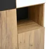 Flieks Hochschrank Aufbewahrungsschrank mit Spiegel und 4 Produktbild-Vorschau 7