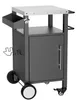 Grillwagen Schwarz mit Stauraum – rollbarer Barwagen & Produktbild-Vorschau 10