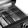 A close-up view of the interior of a gas grill, showing the grates and heat shields. Produktbild-Vorschau