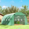Outsunny Gewächshaus ca. 4 x 3 x 2 m Foliengewächshaus mit Produktbild-Vorschau 9