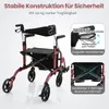 COSTWAY 2in1 Rollstuhl & Rollator klappbar & leicht mit Produktbild-Vorschau 6