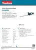 Makita Akku-Heckenschere DUH 523 Z 18 V ohne Akku/Ladegerät Sologerät Heckentrimmer Elektroheckenschere Hochtaster Strauchschere Gartenschere Grasschere Rasenschere 220223 DUH523Z 202239 0088381673686 stabilo-fachmarkt.de Produktbild-Vorschau