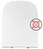 WC Sitz - Toilettensitz - für Geberit Smyle Square - Weiß - Produktbild-Vorschau 11