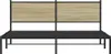 vidaXL Kovová postel bez matrace Sonoma dub 160x200 cm Náhled obrázku produktu 4