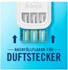 A close-up view of a Febreze air freshener device with refill cartridges being inserted. Podgląd zdjęcia produktu
