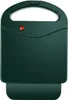 A top-down view of a closed green sandwich maker with a red indicator light. Náhled obrázku produktu