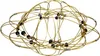 4D Mandala dekoratives Drahtgeflecht gold schwarz Produktbild-Vorschau 4