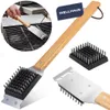Spazzola per barbecue WELLHAUS con manico in acciaio Anteprima dell’immagine prodotto 1