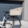 Košík na bicykel pre psa na nosiči, prútený košík, košík na Náhľad obrázku produktu 3