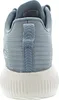 The back view of a blue and white Skechers shoe. Produktbild-Vorschau