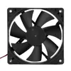 A black computer fan with six blades is shown against a white background. Náhľad obrázku produktu