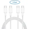 MMOBIEL 5x USB-C auf USB-C-Ladekabel 1 Meter Weiß - für Produktbild-Vorschau 3