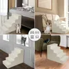 Mg Design Hundetreppe 5 Stufen in Weiß - Stabiler Produktbild-Vorschau 3
