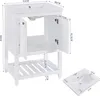 Abrihome 60cm Keramik Waschtisch mit Unterschrank, Produktbild-Vorschau 3
